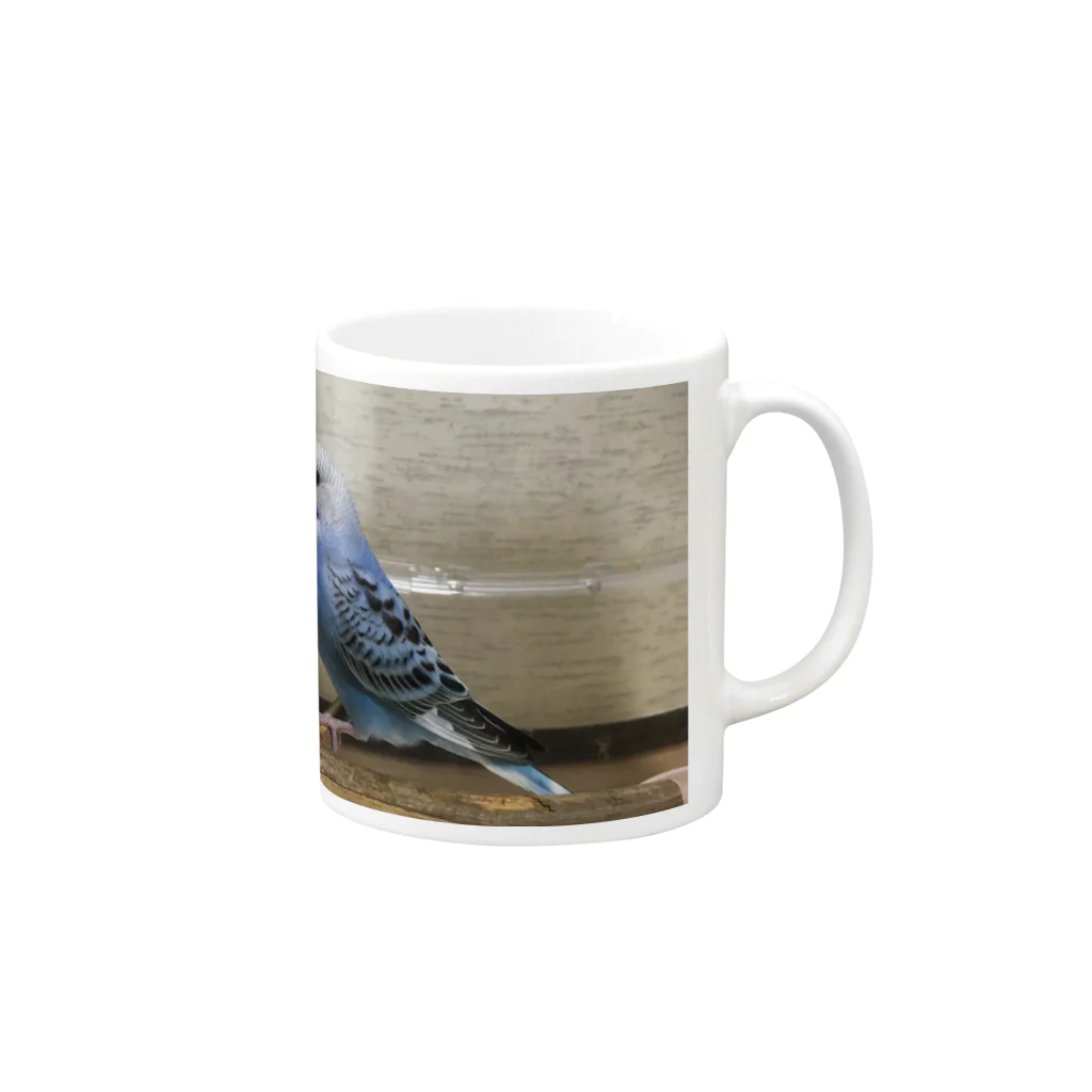 yasu_exoticのセキセイ Mug :right side of the handle