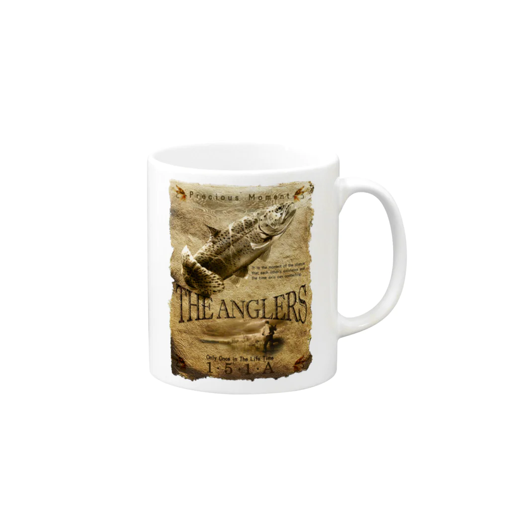 151A（一期一会）のTHE ANGLERS Mug :right side of the handle