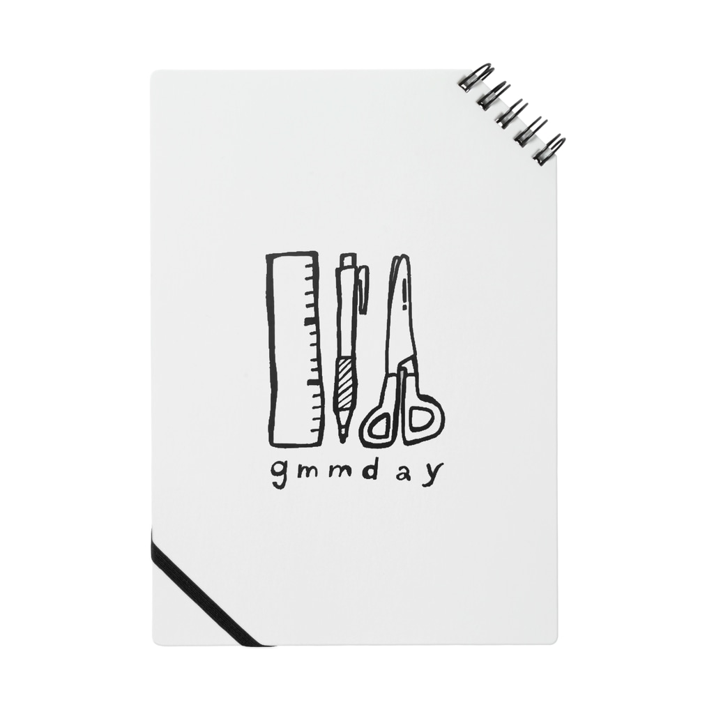 【 gmmday : グディー 】の gmmday シンプル モノクロ 文房具 ノート Notebook
