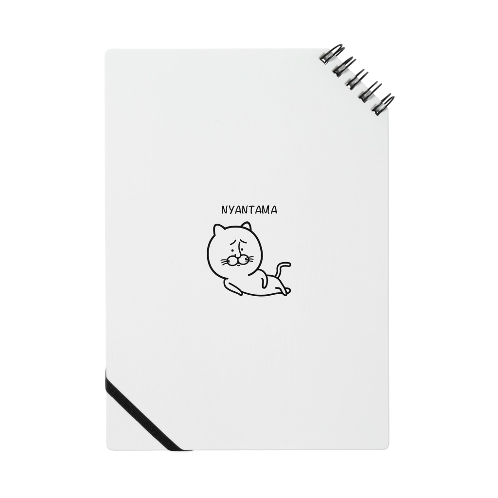 にゃんたま 猫 ゆるキャラ シンプル Notebook By Tom 39 S Factory Egguncle Suzuri