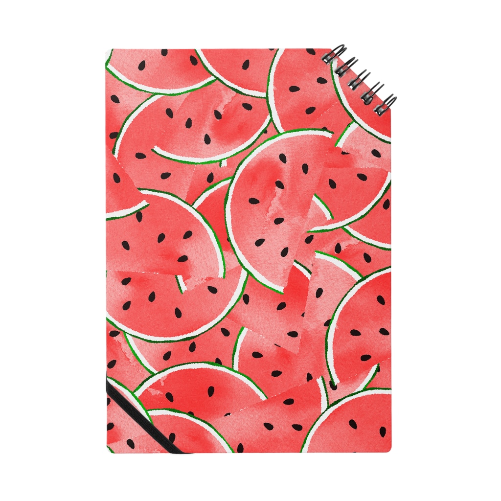 スイカイラストのノート Notebook By アダメロショップ Adamero777 Suzuri