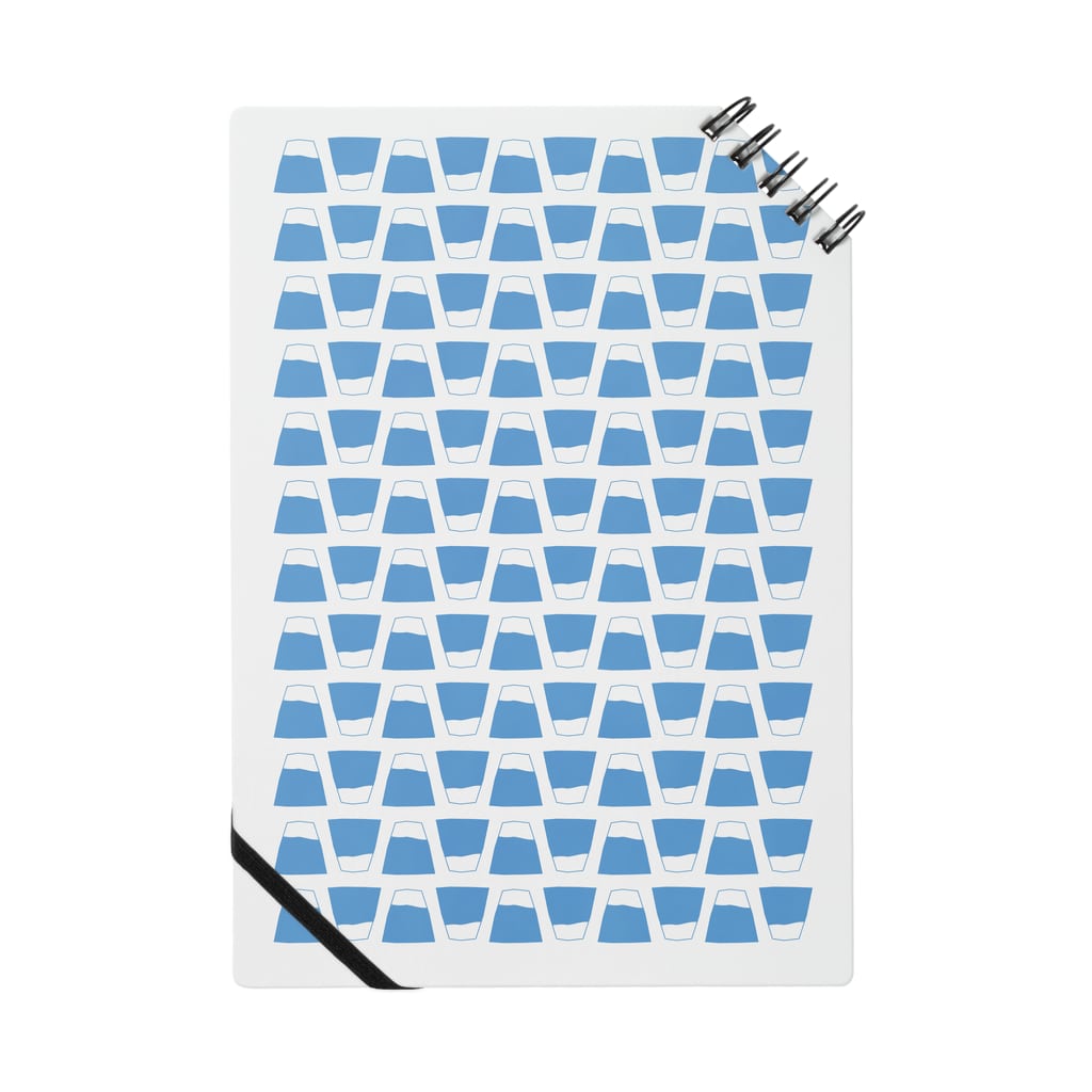 wizclipsの小紋　青富士 Notebook