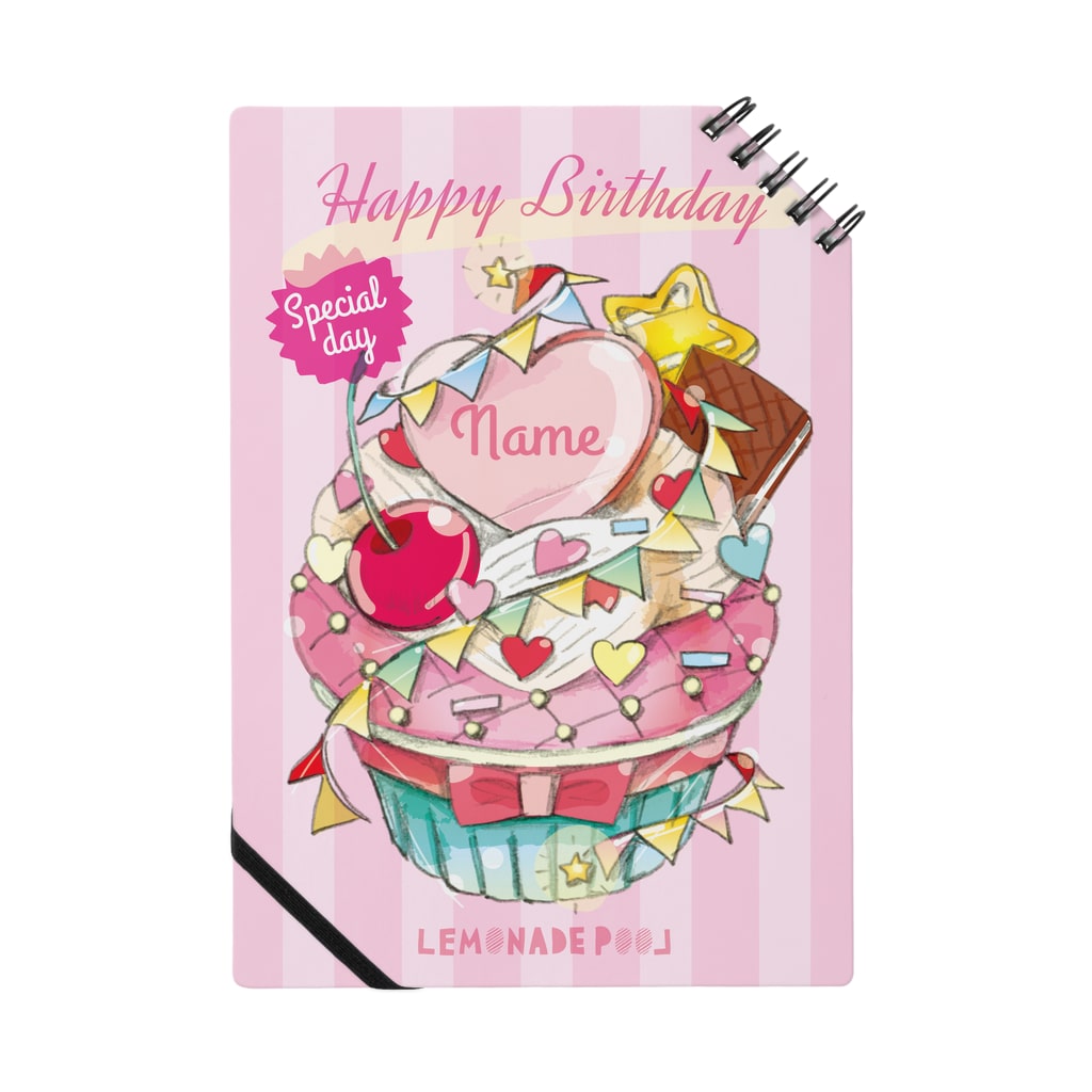お誕生日のプレゼントにカップケーキ お名前を入れます レモネードプール Lemonadepool のノート通販 Suzuri スズリ お誕生日のプレゼントにカップケーキ お名前を入れます レモネードプール Lemonadepool のノート通販 Suzuri スズリ
