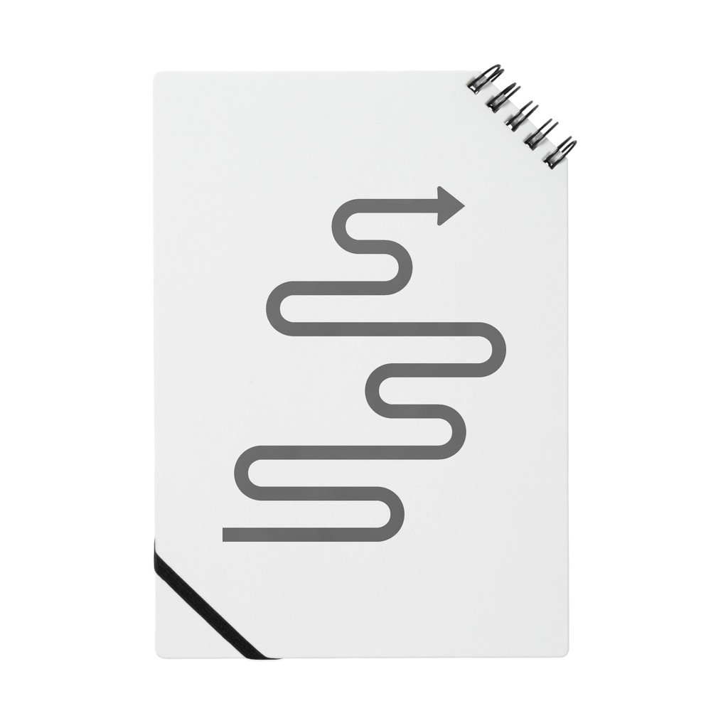 ぐねぐね矢印 犬田猫三郎 Inuta のノート通販 Suzuri スズリ