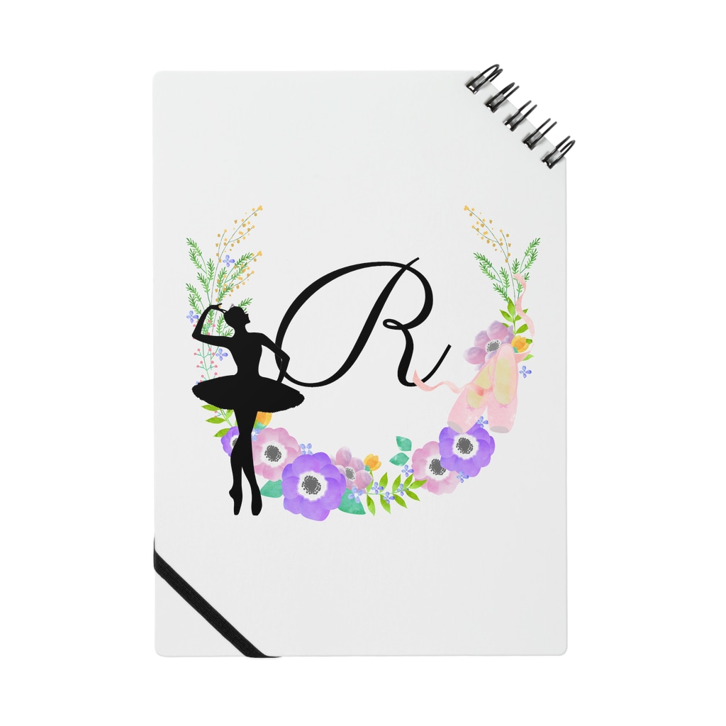 バレエシルエット R 1 パステル Notebook By バレエシルエット Ballet Pointe Pon Pointe Pon Suzuri