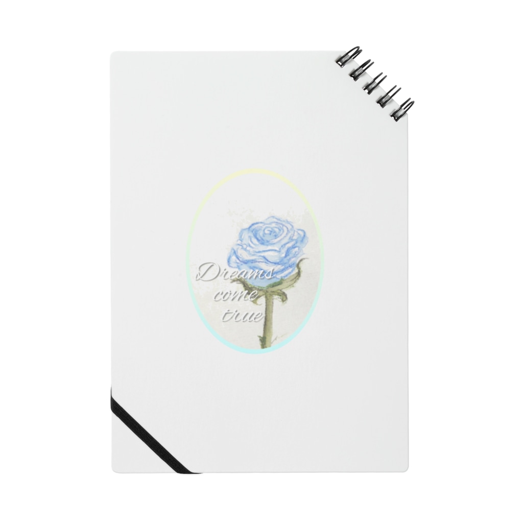 青い薔薇の花言葉は 夢叶う 宮嶋麻衣 Maimiyajima のノート通販 Suzuri スズリ