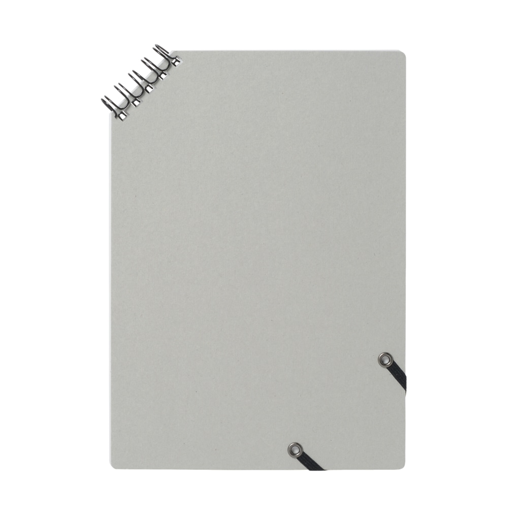 TRAVA design SHOPの挑発（赤） Notebook :back