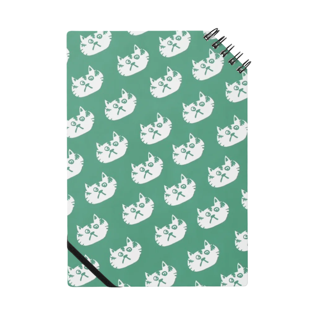 ちびっこのトラネコへむちゃん総柄グッズ Notebook