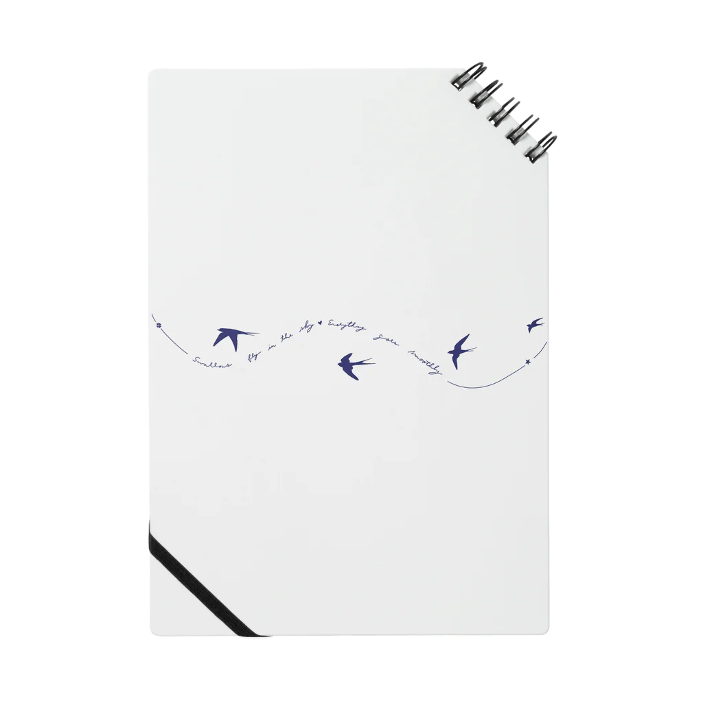 kiki25のツバメ swallows Notebook