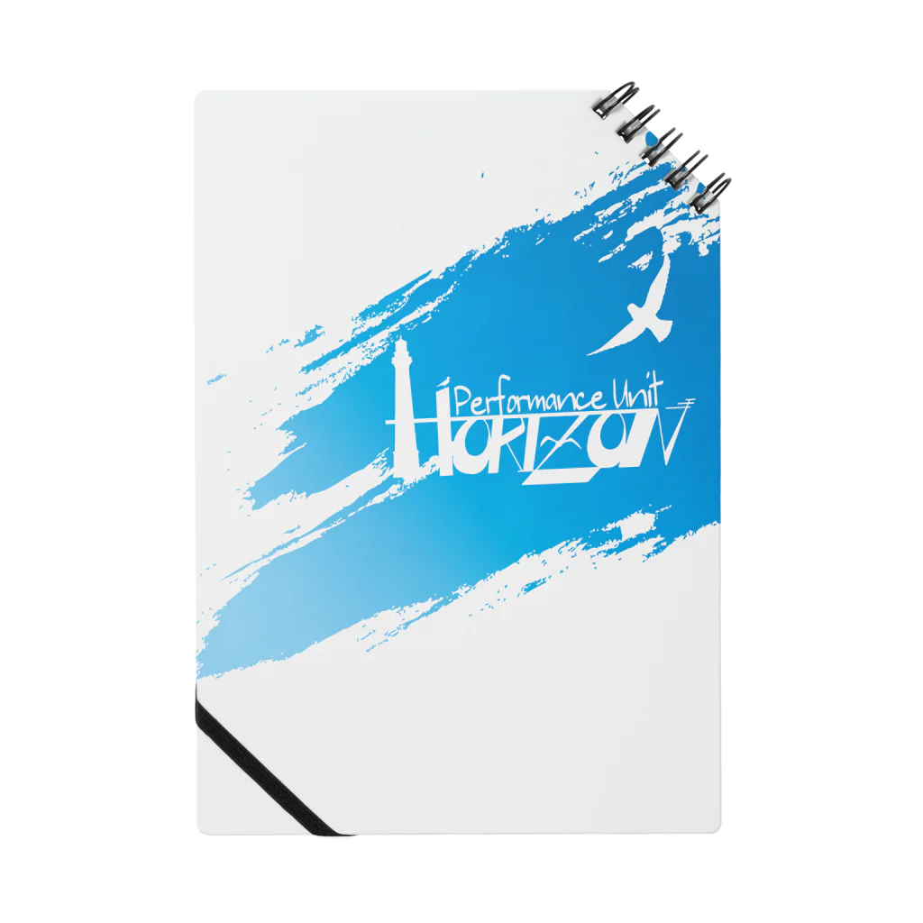 HORIZON WEB SHOP SUZURI店の劇団ロゴグッズ Notebook