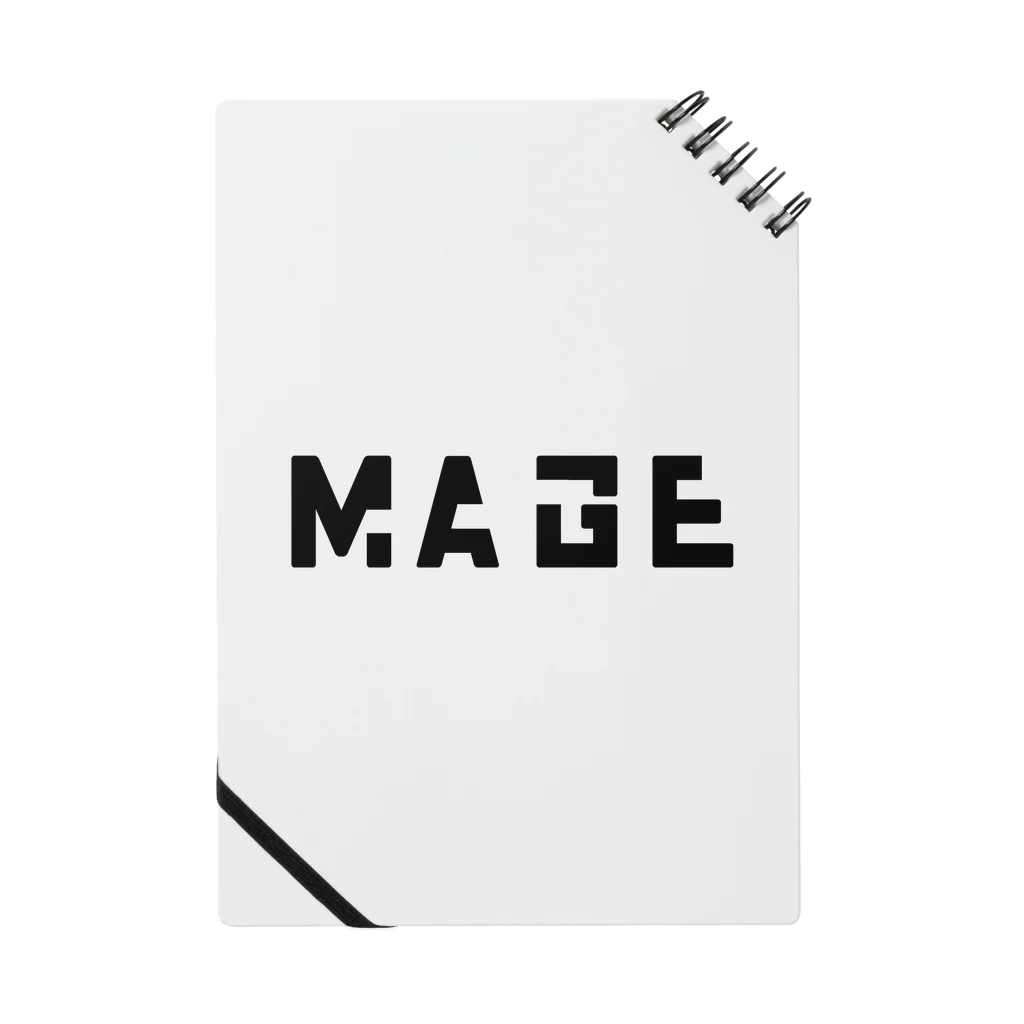 マゲの団ストアのMAGEロゴ Notebook