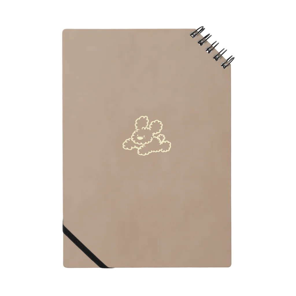 つむぎちゃん☁️*⋆のもこもこおいかけっこA5ノート（ブラウン） Notebook