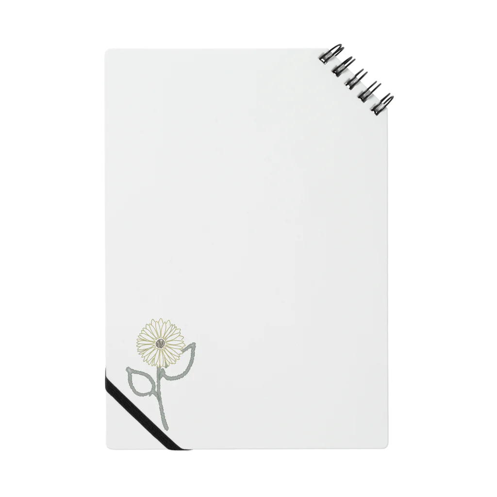 natural momentのsun flower Notebook