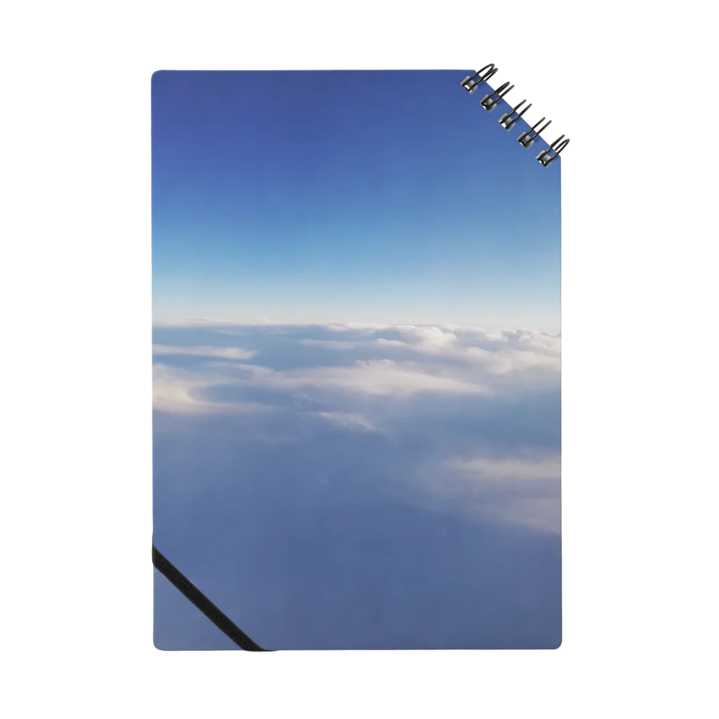 派手髪オタク画伯とそのまぶのいつかのどっかの青空bluesky〜飛行機の中から目線〜 Notebook