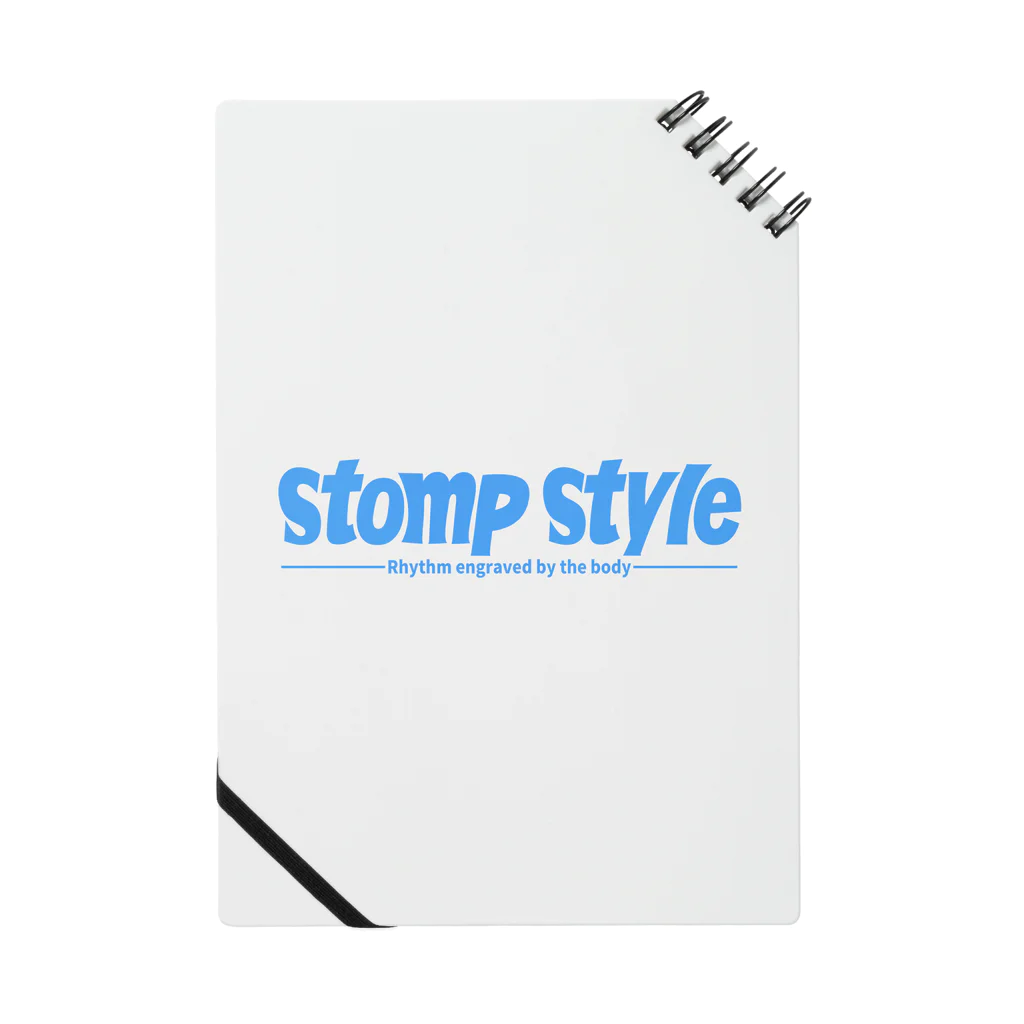 ケロケロワークスのstomp style_青 Notebook