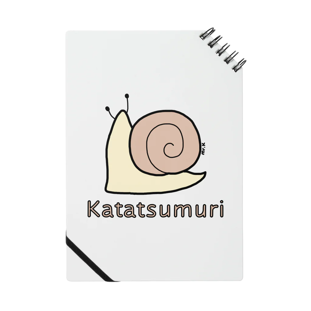 MrKShirtsのKatatsumuri (カタツムリ) 色デザイン ノート