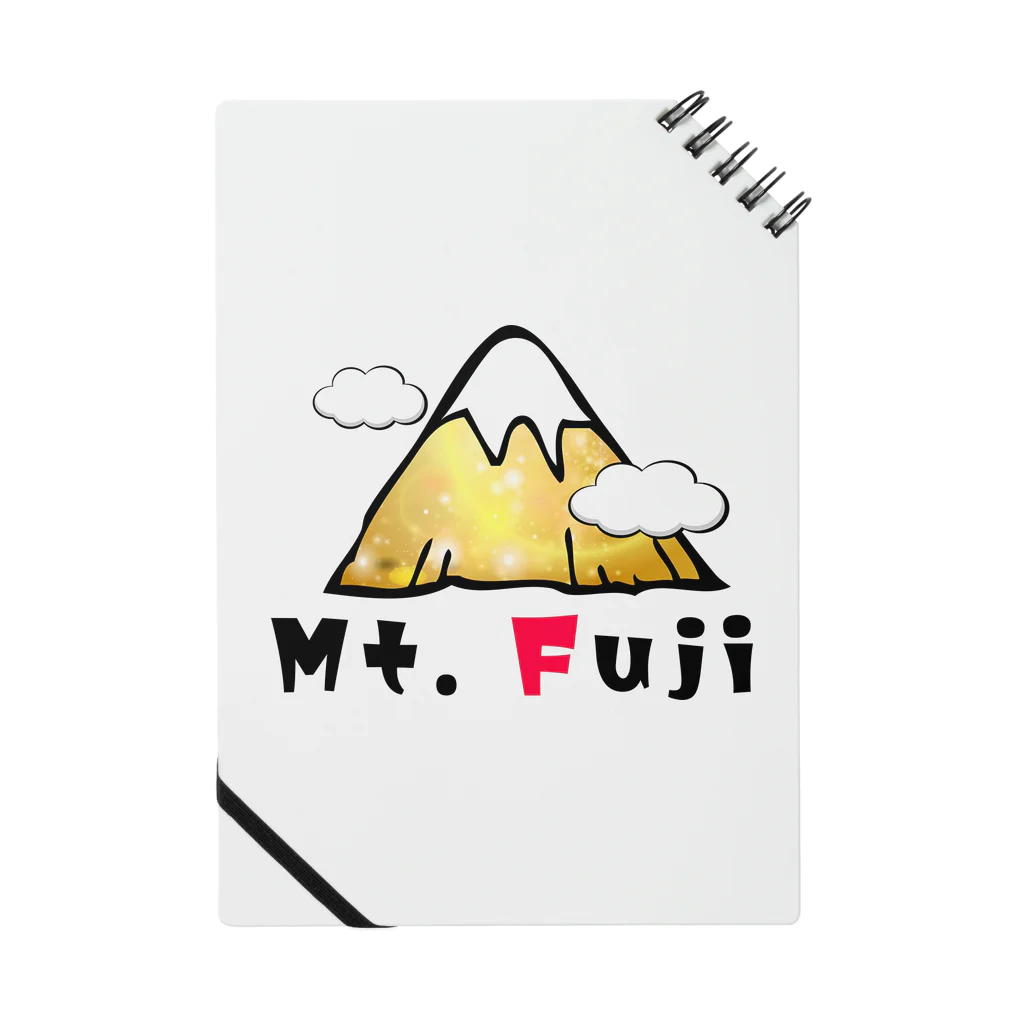 レアレアコクアのいいことありそう! 金運シリーズ　(富士山　Mt.Fuji) ノート