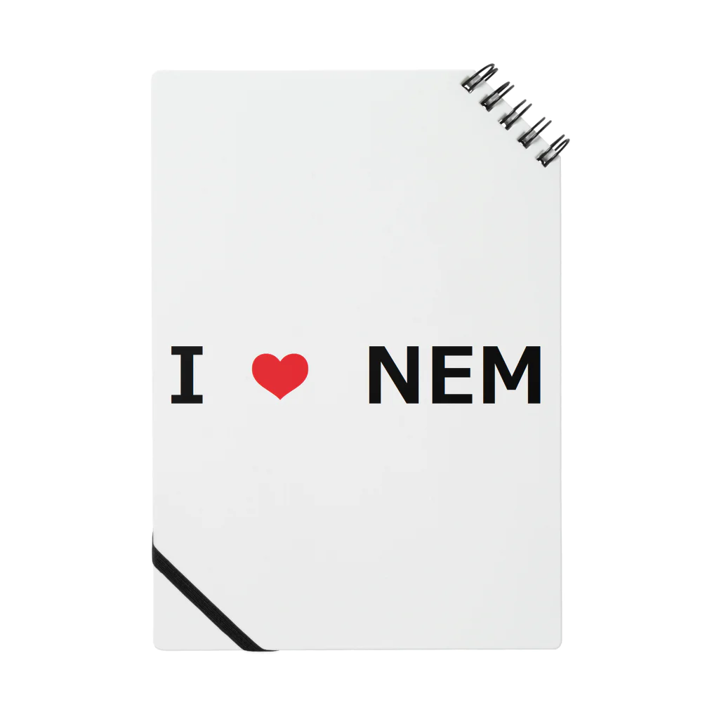 BBdesignのI Love NEM Notebook