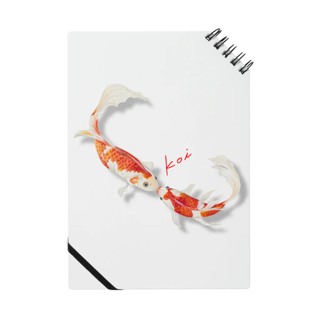 idumi-artの恋する鯉（背景なしversion） ノート