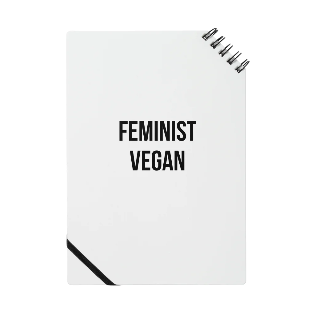 0.00%VEGAN SHOPのfeminist_vegan（黒文字） ノート