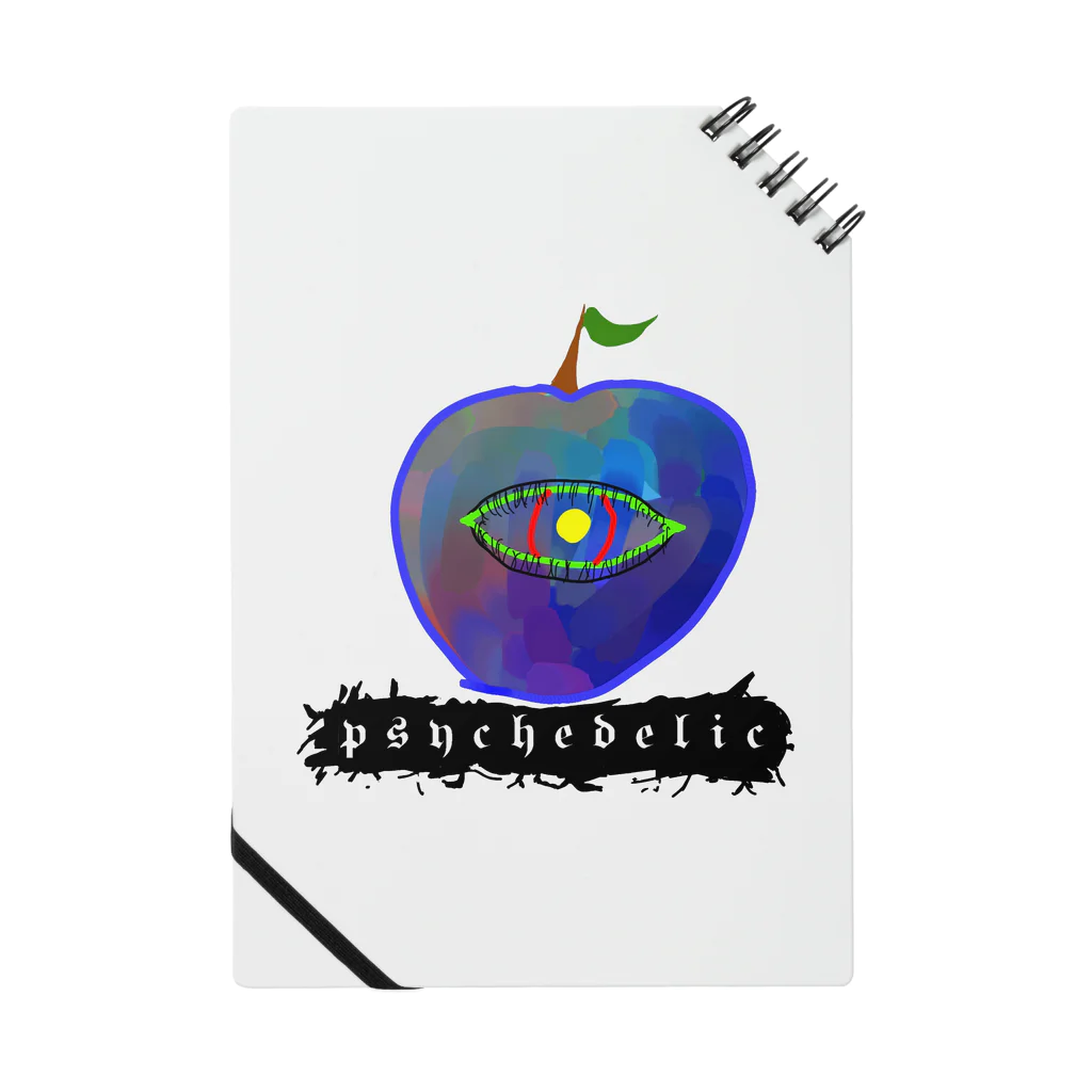 ナマステハンバーグのサイケデリックアップル(Psychedelic apple) Notebook