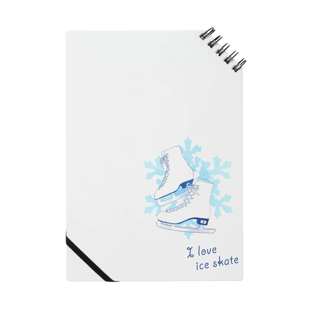 love on iceのI  love  ice skate...♡ Notebook