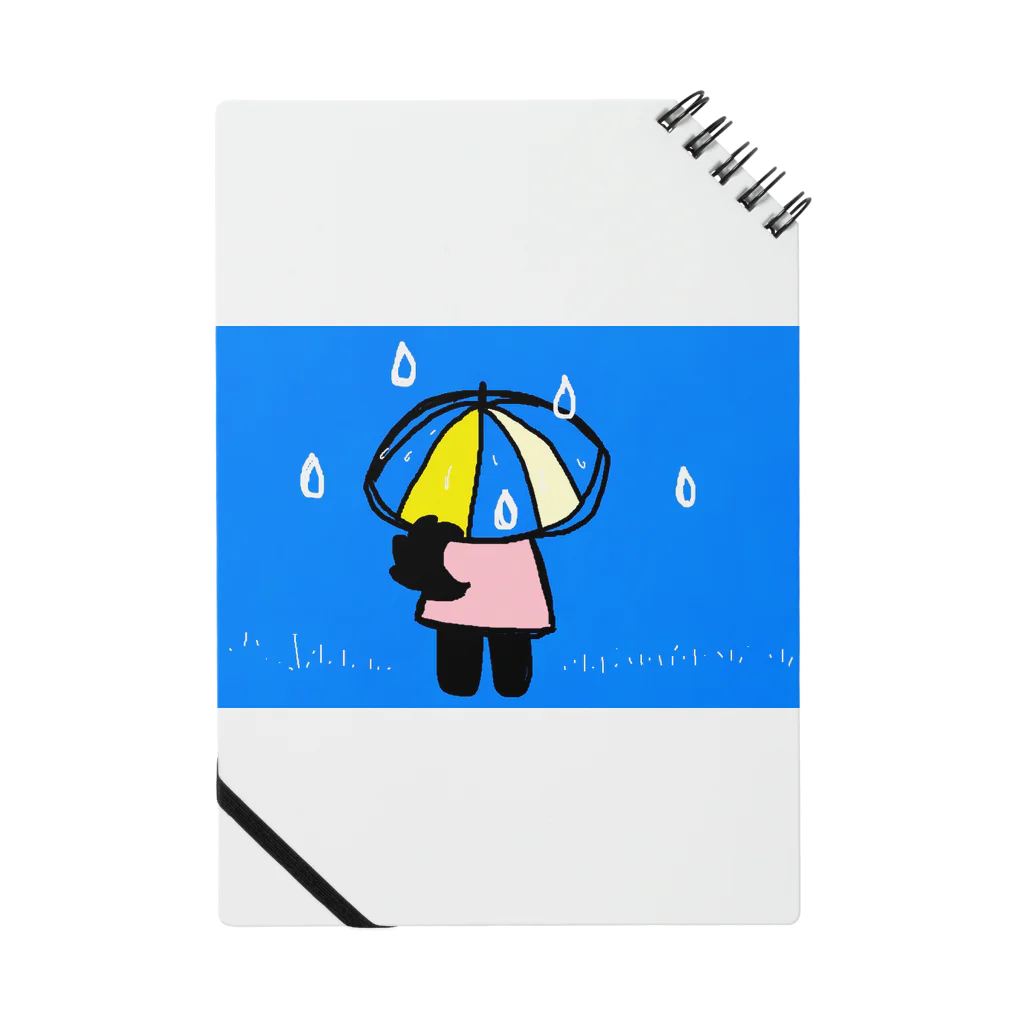 りくろと犬たちの店の雨の日のクローネちゃん Notebook