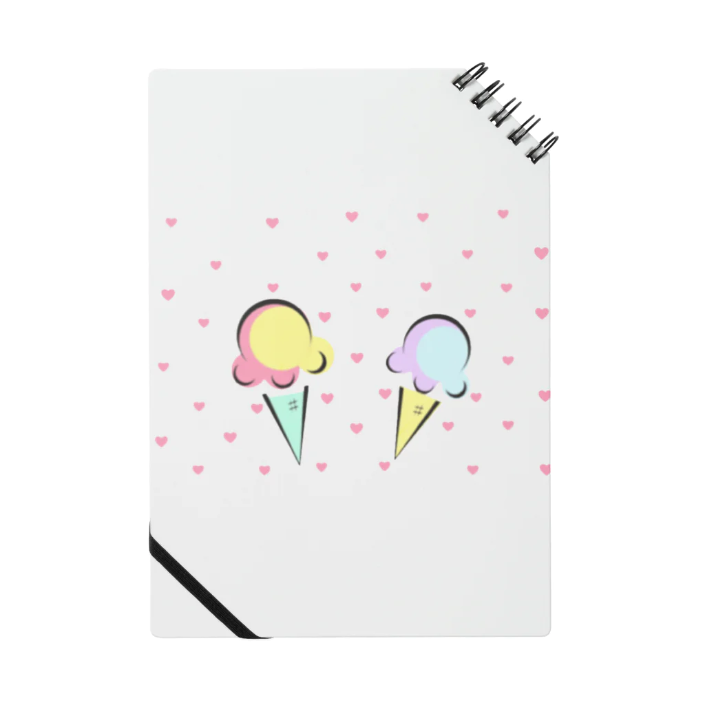 NEVERLAND_DREAMのice cream Notebook