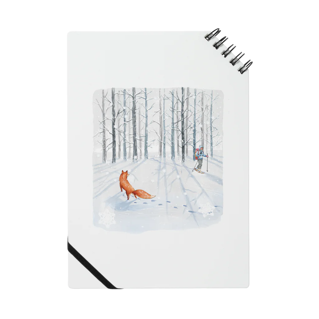 roastercoasterのSNOWSHOE FOX Notebook