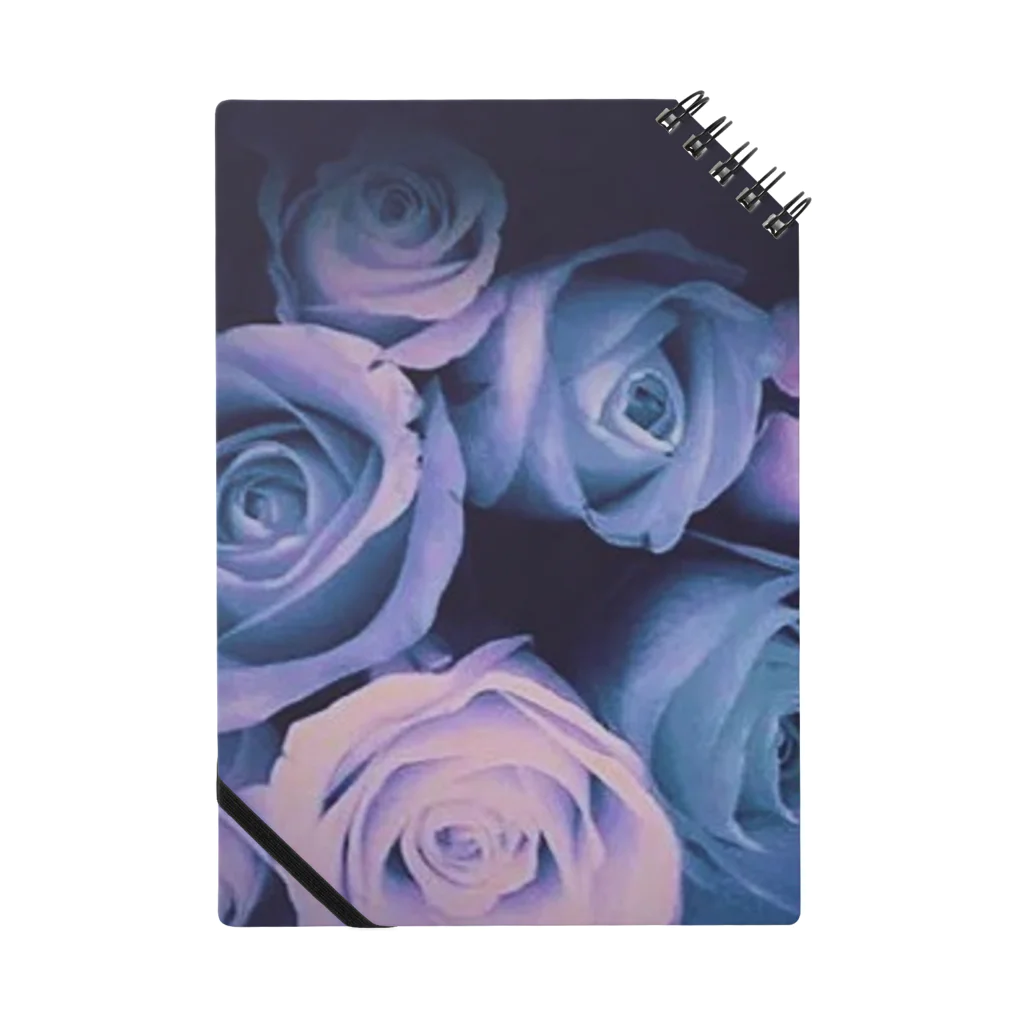 Anna’s galleryのBlue and Purple Roses Notebook