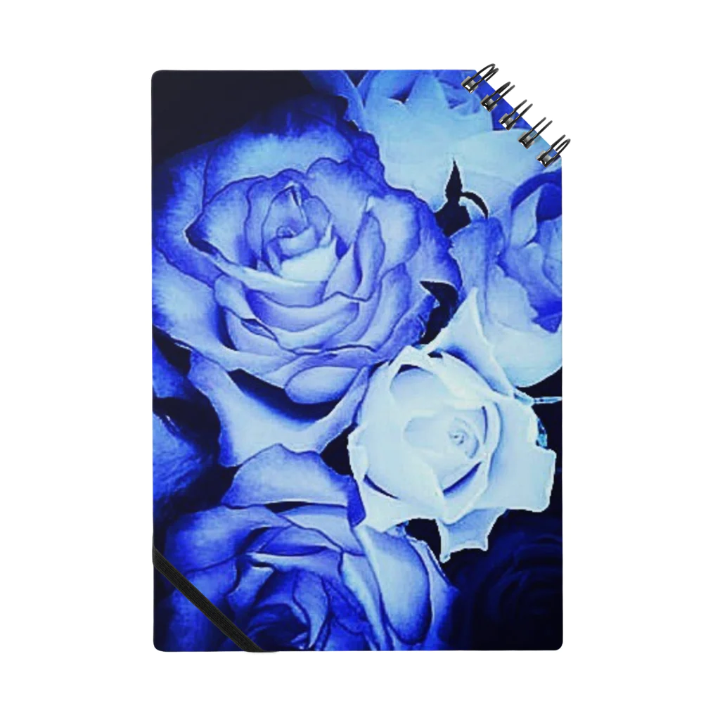 Anna’s galleryのBLUE Rose Notebook