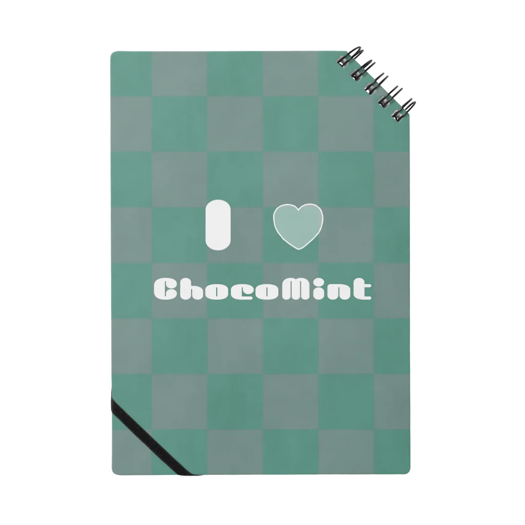 madeathのI ♡ ChocoMintグッズ Notebook