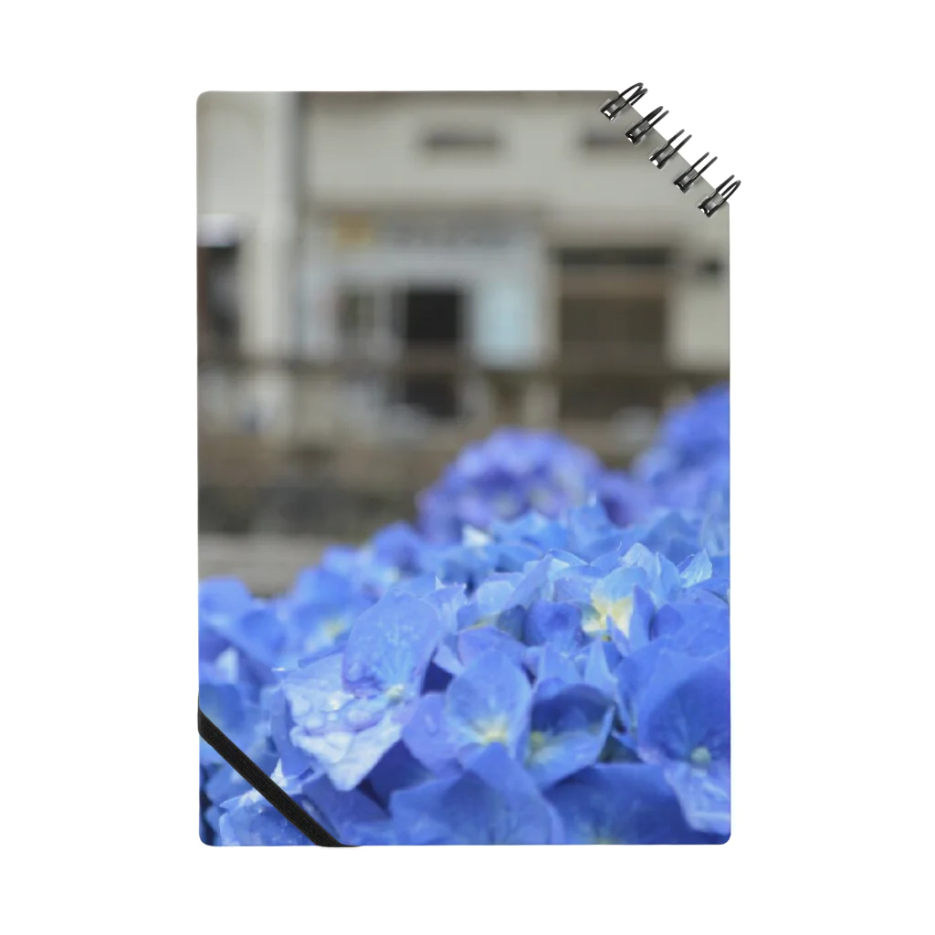 龍神堂のHydrangea (blue) Notebook