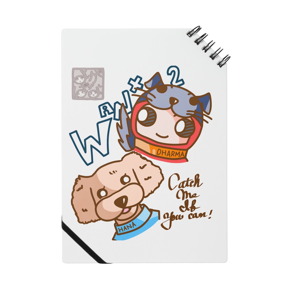 だるまちゃんと犬 だるまよが Dharmayoga のノート通販 Suzuri スズリ