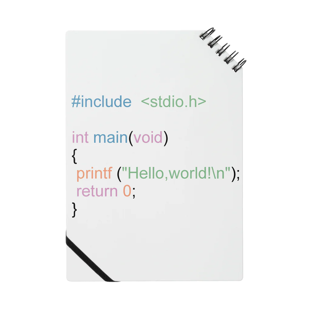 ぬのC言語 HelloWorld Notebook