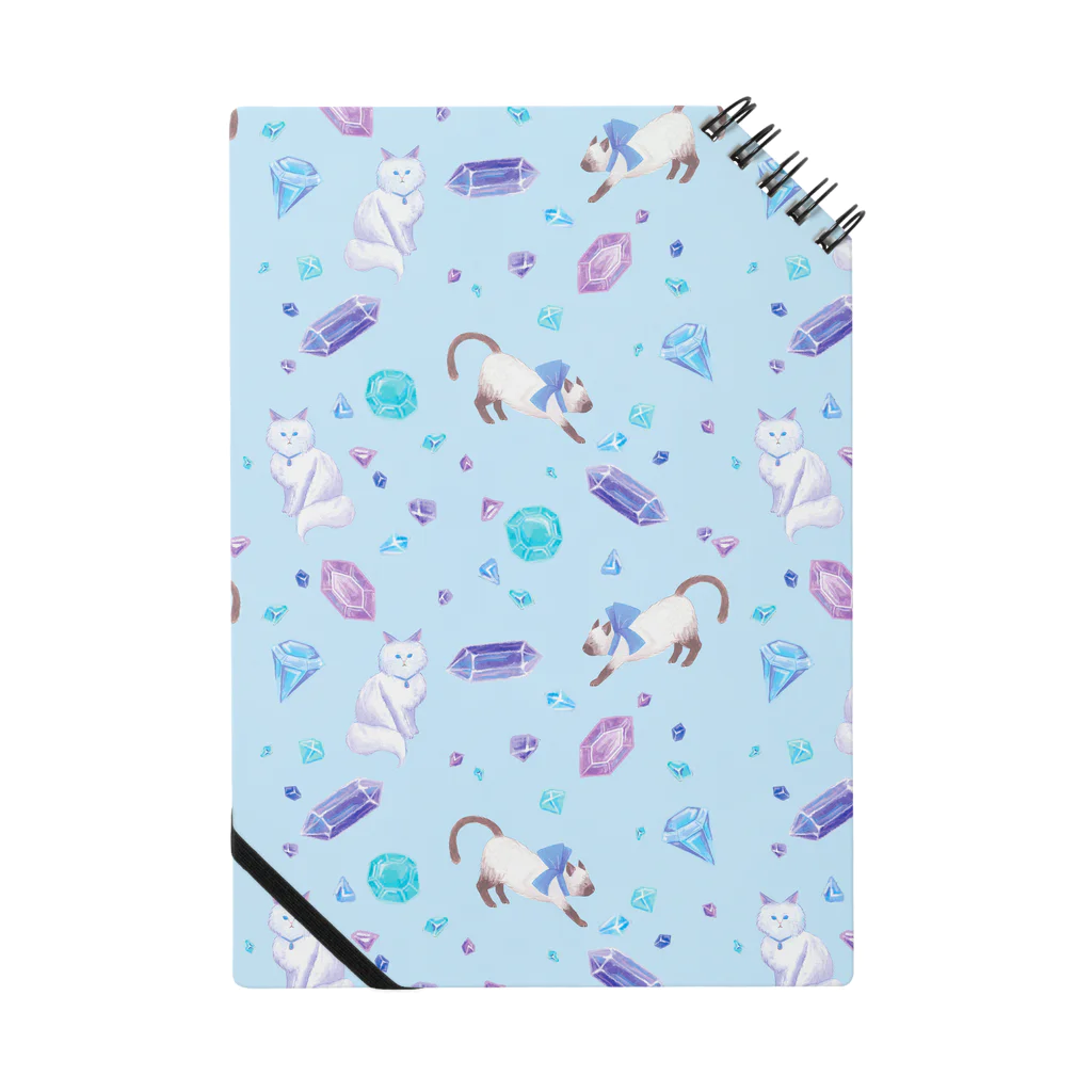 Fanfleecyのgemstone(blue) Notebook