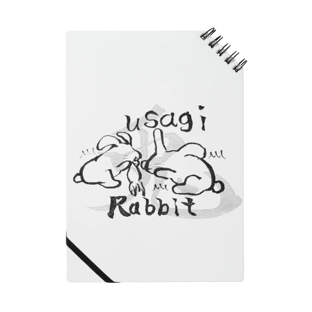 ぴちゃグラフィックショップの兎･Rabbit Notebook