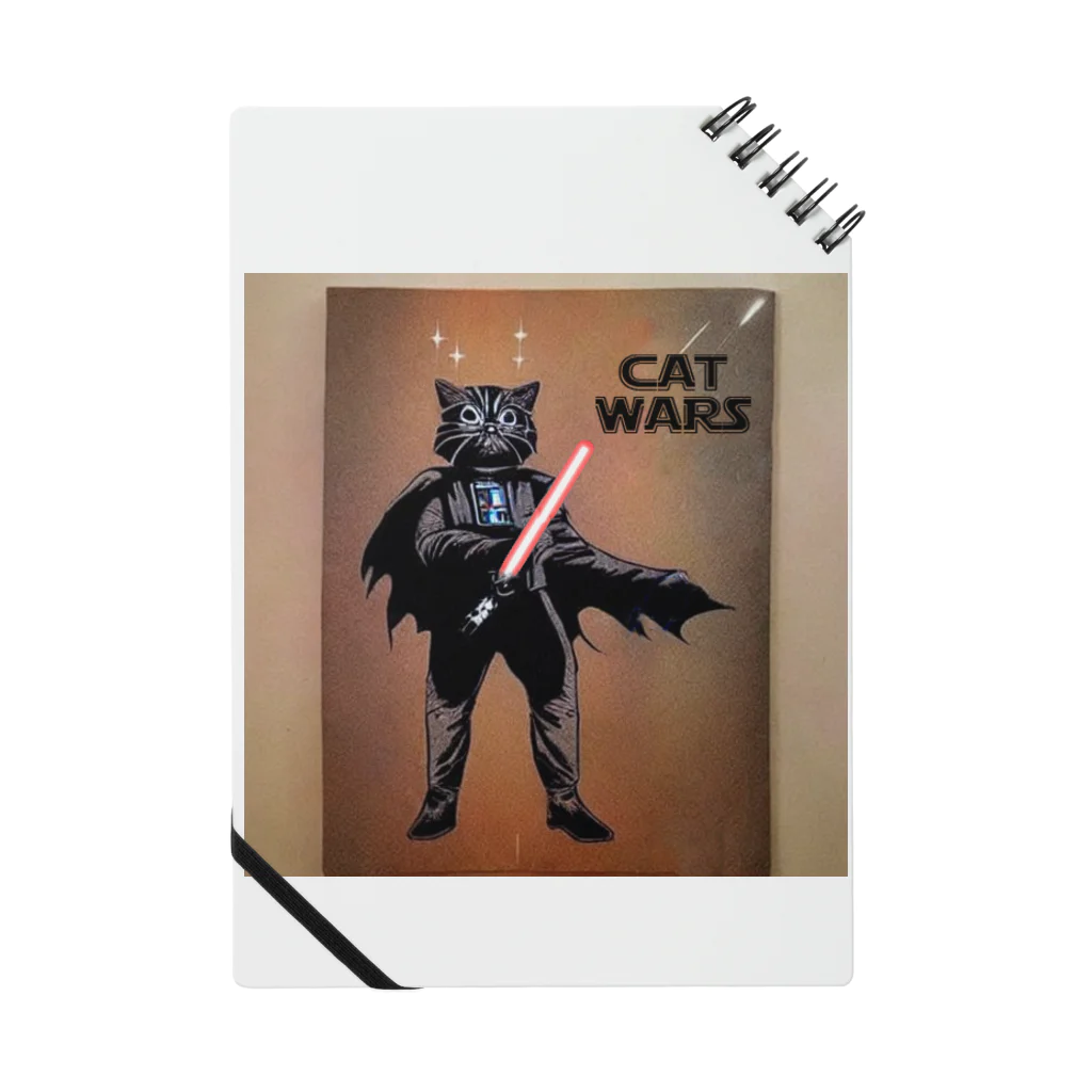 AI画家『Stable Diffusion』Shopのスター・ウォーズ風な『CAT WARS』 ノート