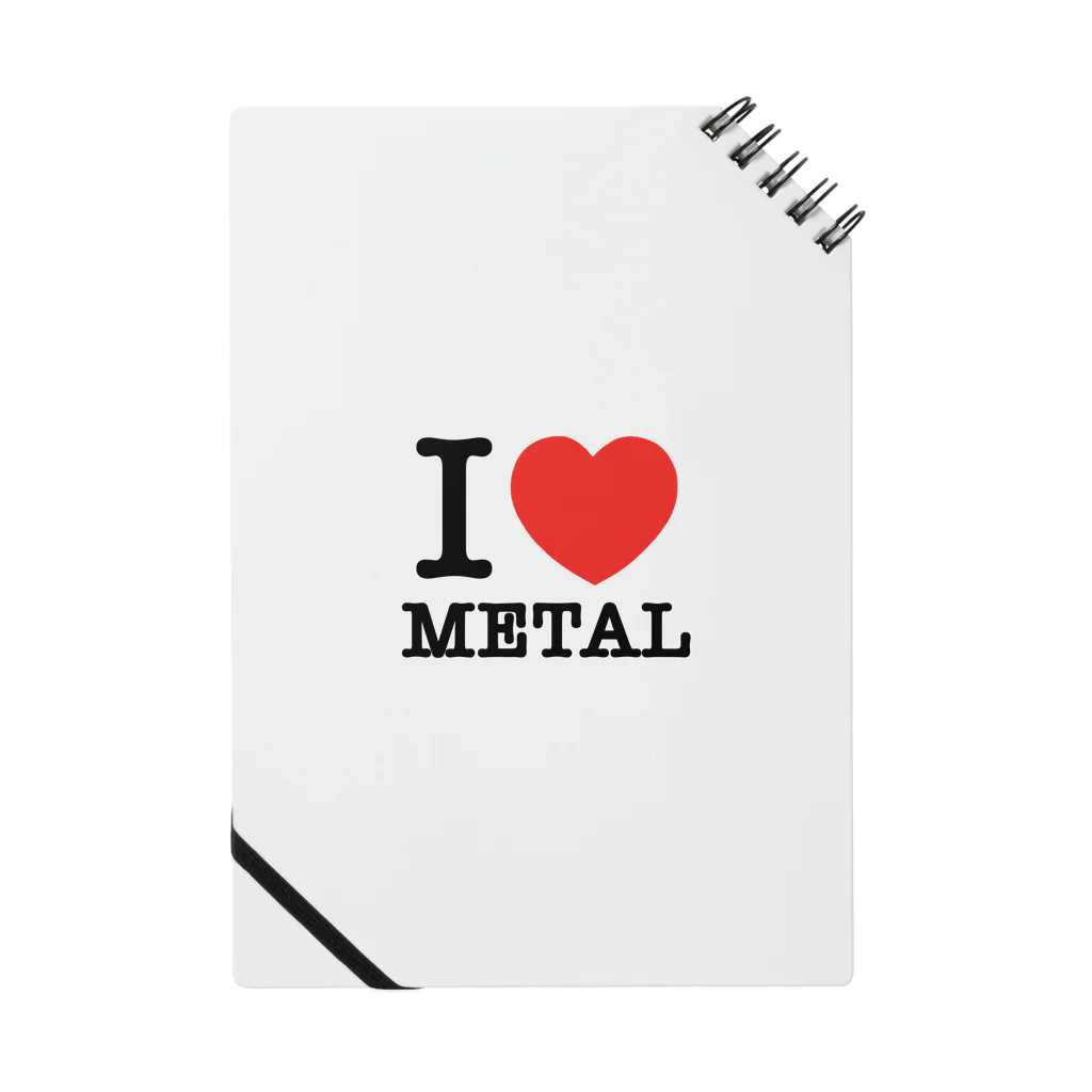 HachijuhachiのI LOVE METAL ノート