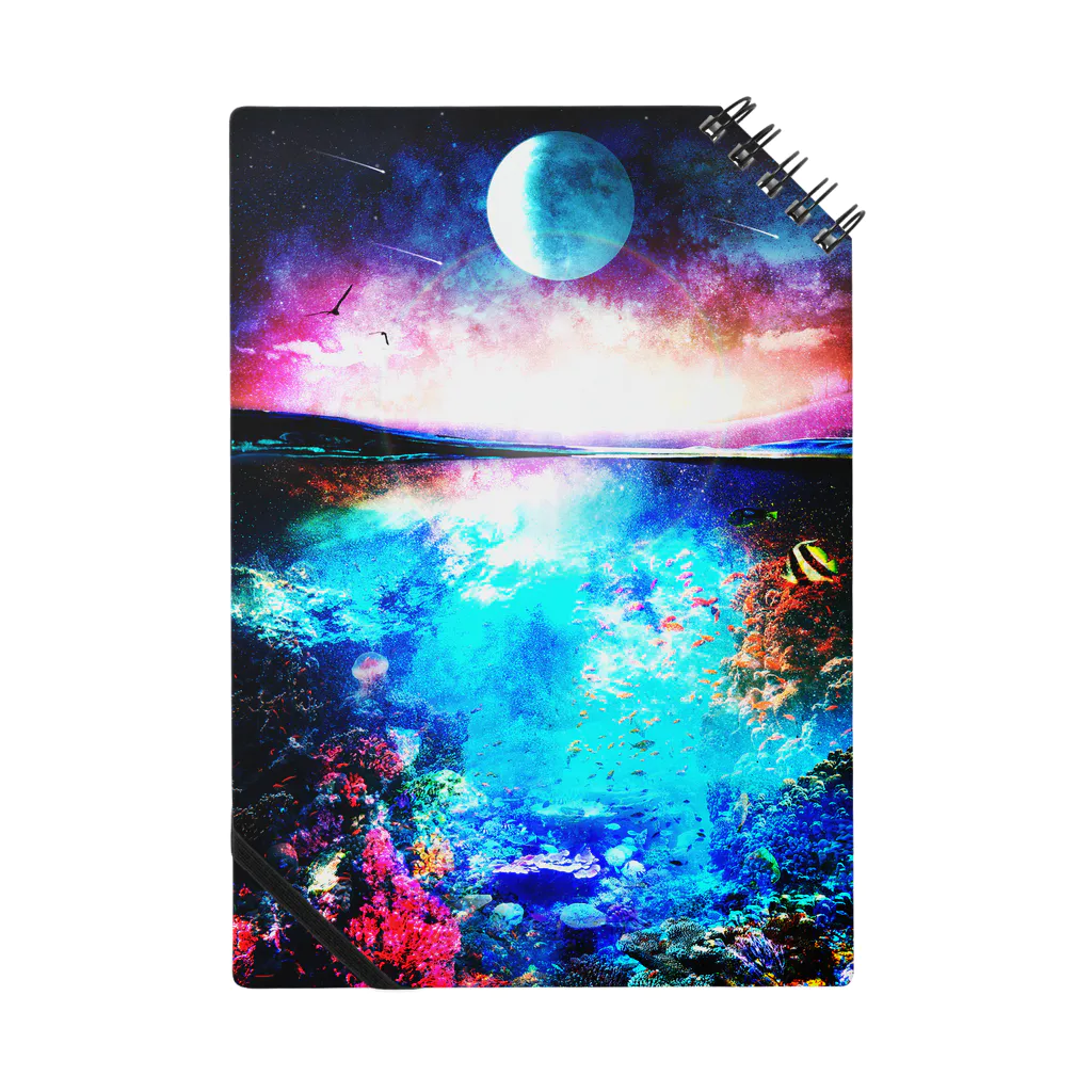 MoonKOKiの日の出の海で Notebook