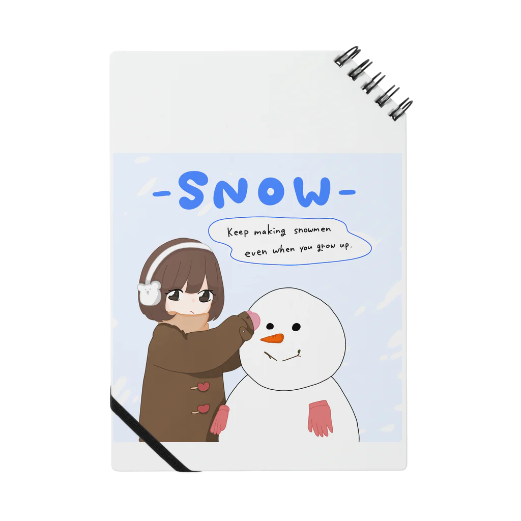 みーすけのmaking snowmen Notebook