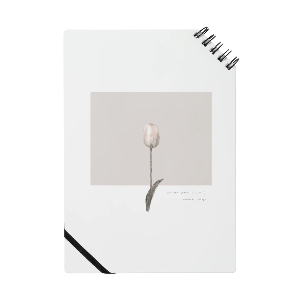 rilybiiのantique peach milk tea × logo message Notebook