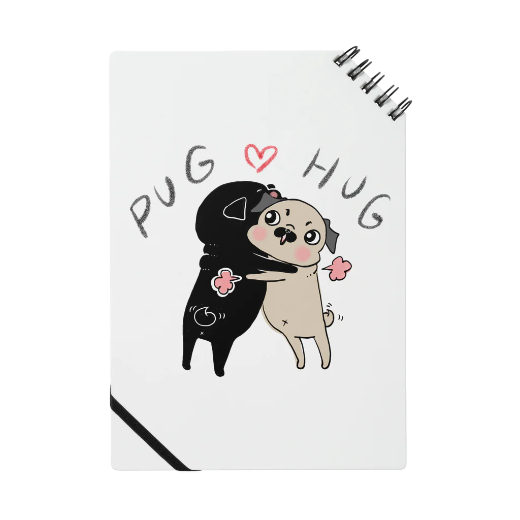 裏ひぐちのPUG ❤︎ HUG ノート