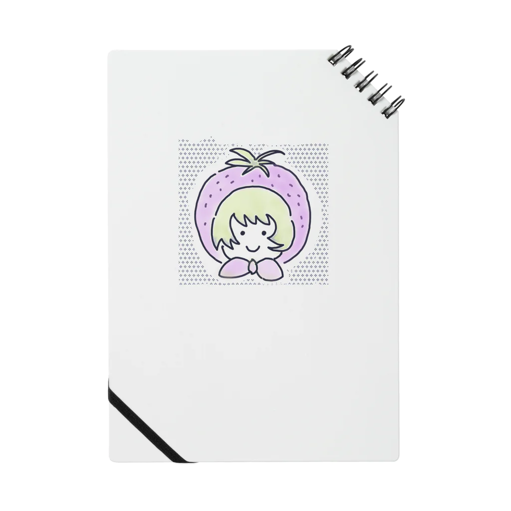 🇯🇵Ichigoichie 苺いち絵のコラボ商品　苺いち絵的マミちゃんイチゴgirl Notebook