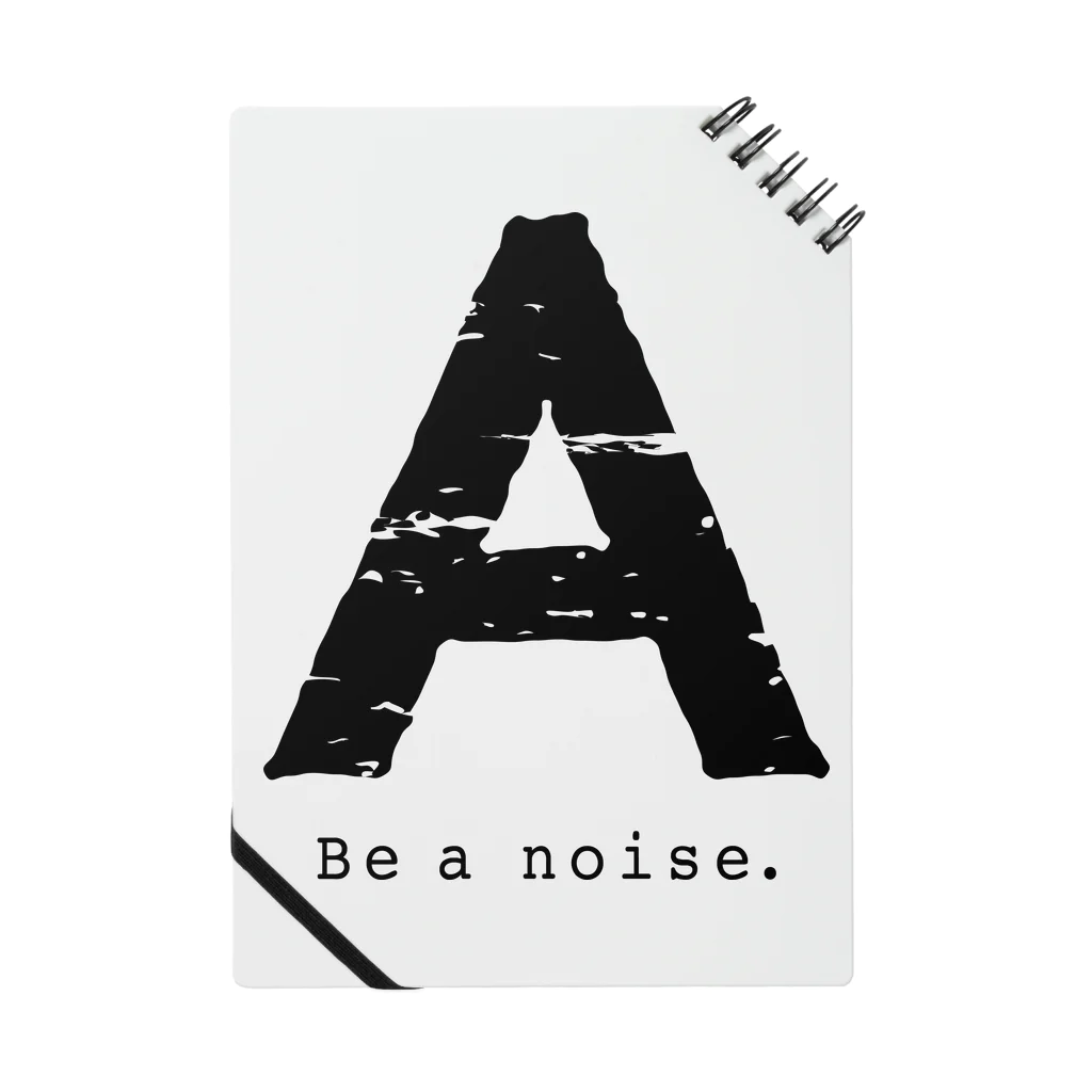 noisie_jpの【A】イニシャル × Be a noise. Notebook