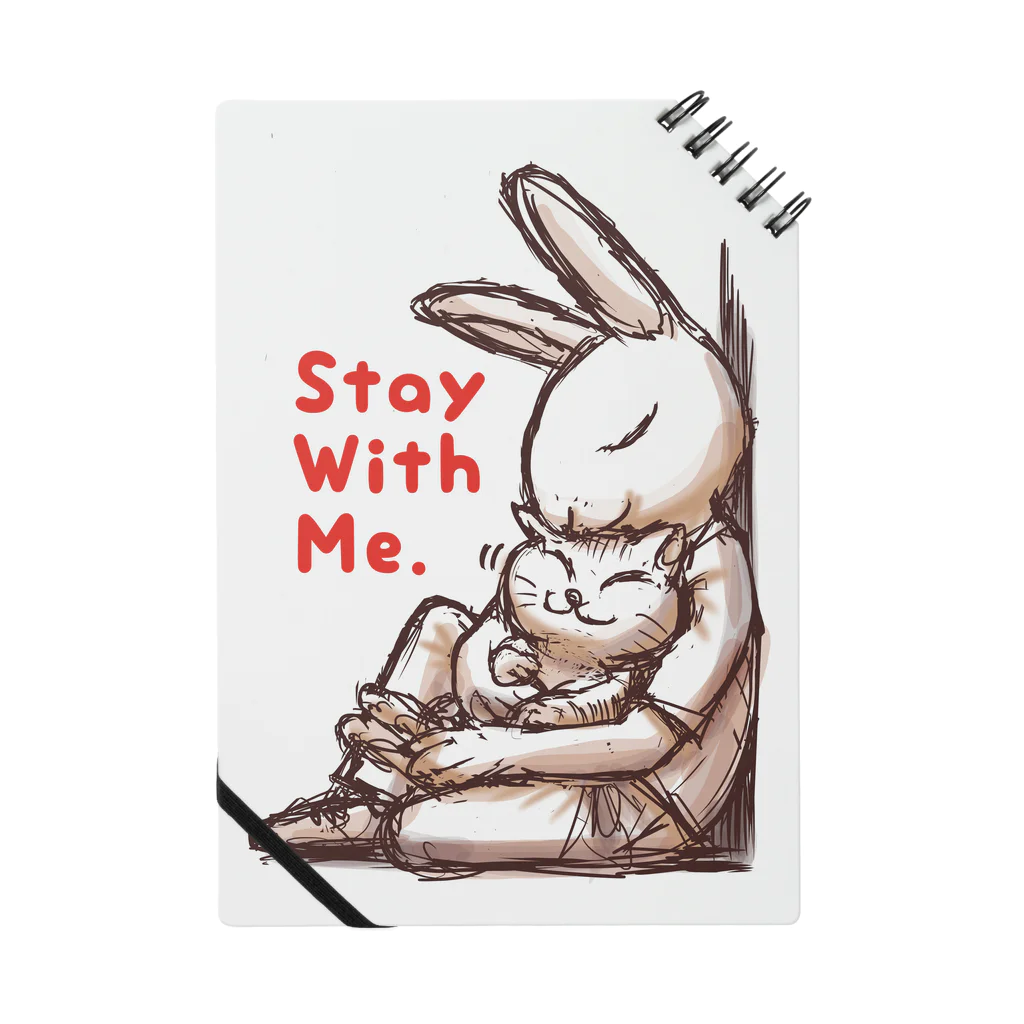 BeachBunnyのうさぎとねこ　Stay With Me Notebook