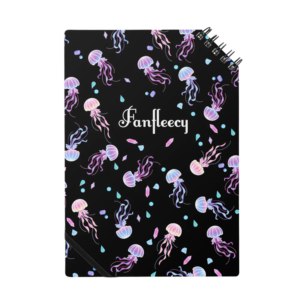 Fanfleecyのjelly fish(black) ノート