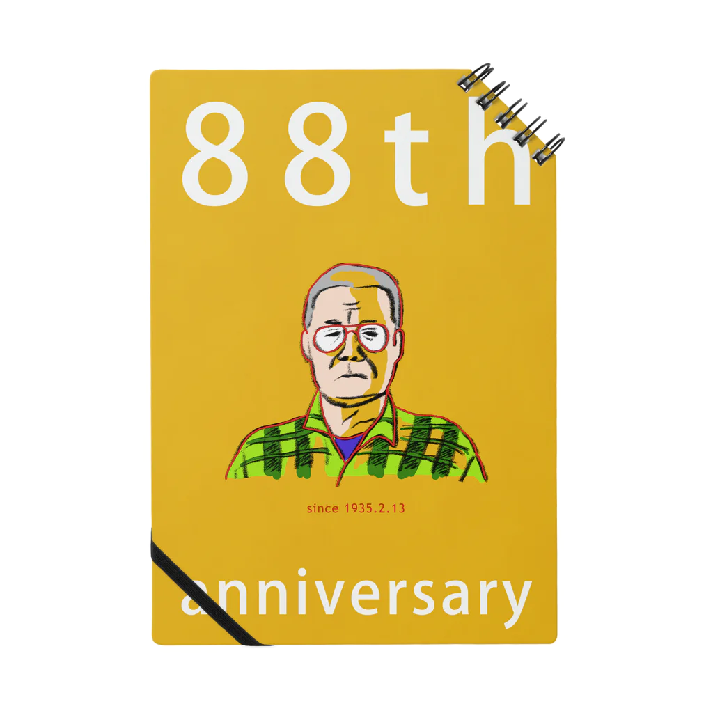 アラフラオオセの88th anniversary limited item Notebook