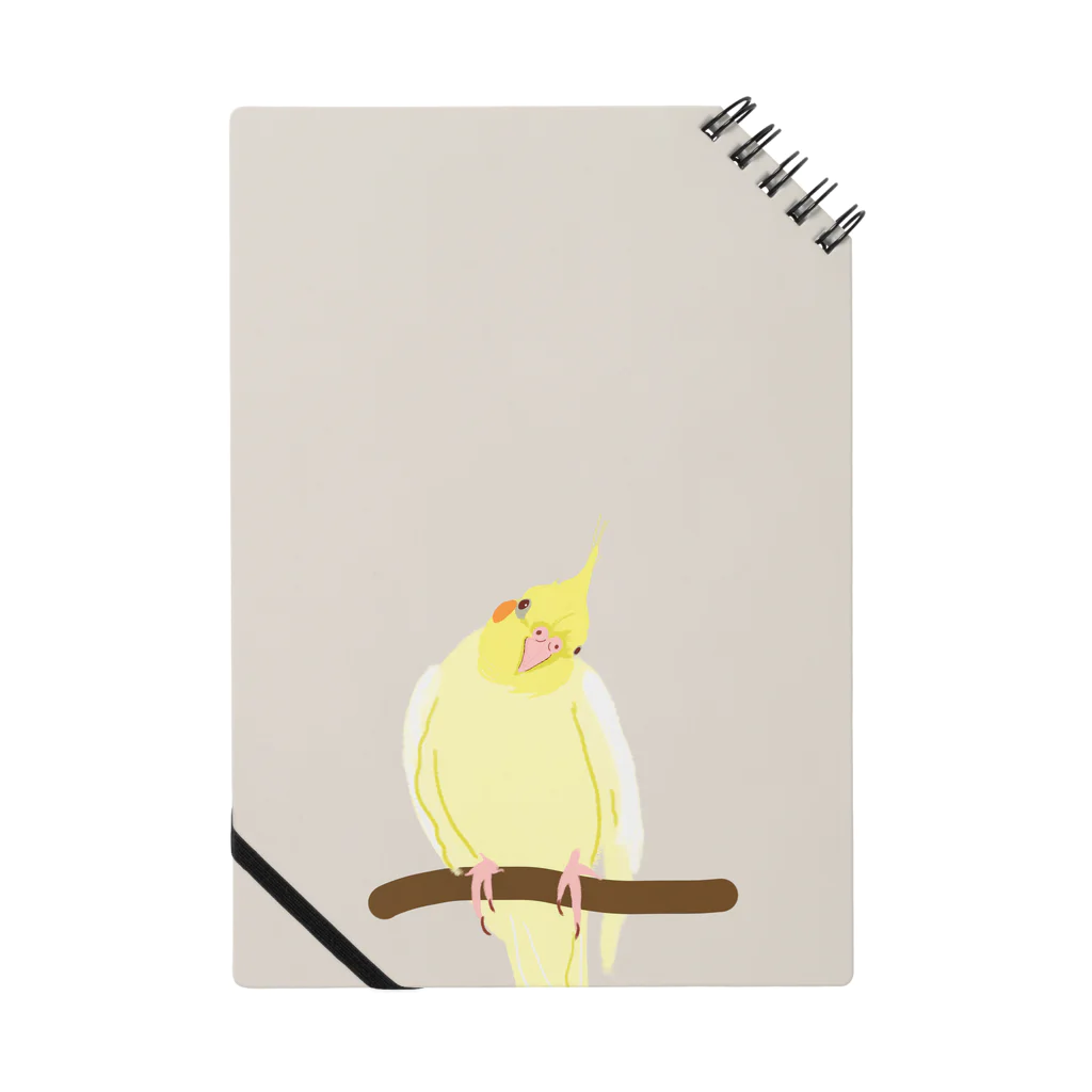 chouchou & priereのオカメインコのルチノーちゃん Notebook