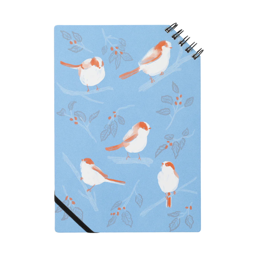 illustrator/ioriの野鳥観察_エナガ Notebook